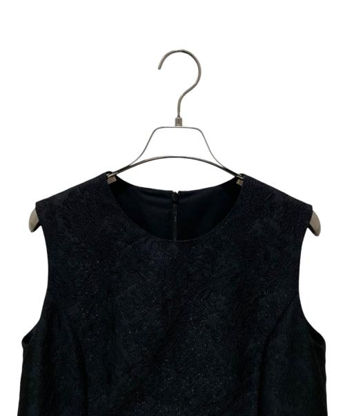 ADEAM（アディアム）ADEAM (アディアム) 25SS ロータスドレス ブラックの古着・服飾アイテム