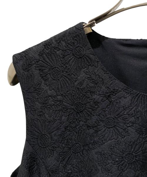ADEAM（アディアム）ADEAM (アディアム) 25SS ロータスドレス ブラックの古着・服飾アイテム