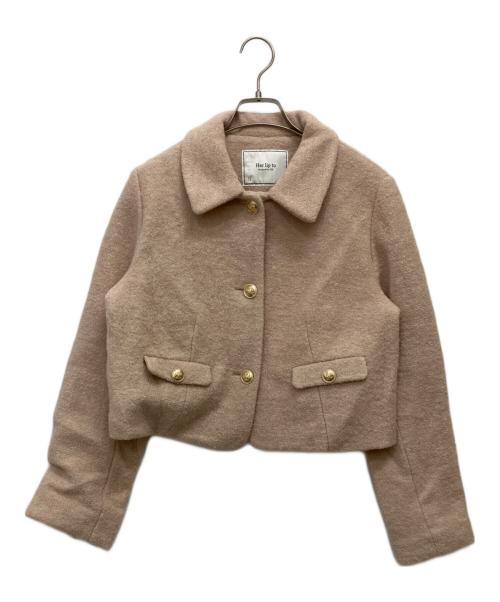 HER LIP TO（ハーリップトゥ）HER LIP TO (ハーリップトゥ) Royal Boucle Jacket ベージュ サイズ:Mの古着・服飾アイテム