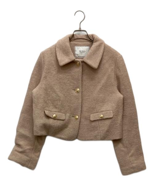 HER LIP TO（ハーリップトゥ）HER LIP TO (ハーリップトゥ) Royal Boucle Jacket ベージュ サイズ:Mの古着・服飾アイテム