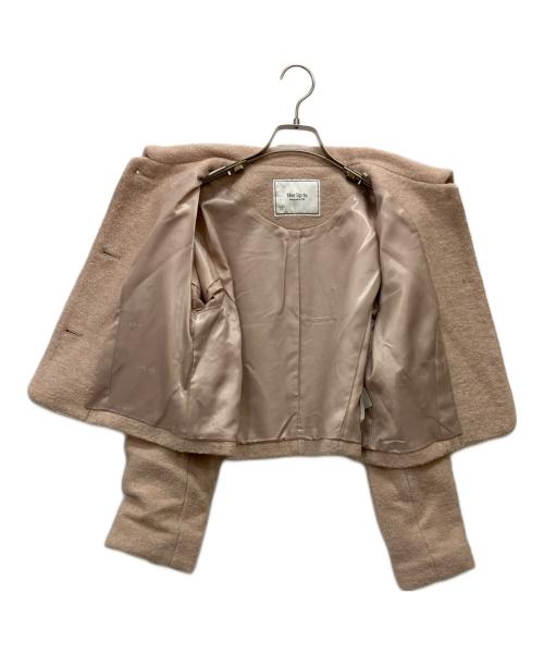 HER LIP TO（ハーリップトゥ）HER LIP TO (ハーリップトゥ) Royal Boucle Jacket ベージュ サイズ:Mの古着・服飾アイテム