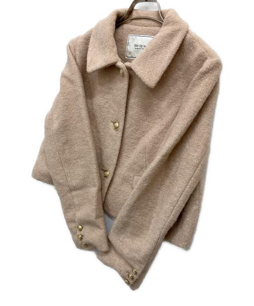 HER LIP TO（ハーリップトゥ）HER LIP TO (ハーリップトゥ) Royal Boucle Jacket ベージュ サイズ:Mの古着・服飾アイテム