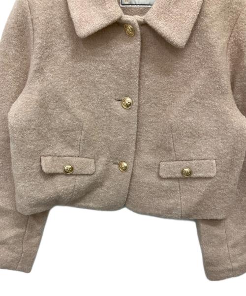 HER LIP TO（ハーリップトゥ）HER LIP TO (ハーリップトゥ) Royal Boucle Jacket ベージュ サイズ:Mの古着・服飾アイテム
