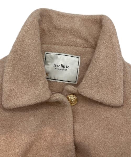 HER LIP TO（ハーリップトゥ）HER LIP TO (ハーリップトゥ) Royal Boucle Jacket ベージュ サイズ:Mの古着・服飾アイテム