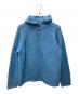 NKNIT（ンニット）の古着「camel mix hooded KNIT」｜ブルー