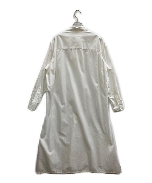 Y's（ワイズ）Y's (ワイズ) シャツワンピース ホワイト サイズ:1の古着・服飾アイテム