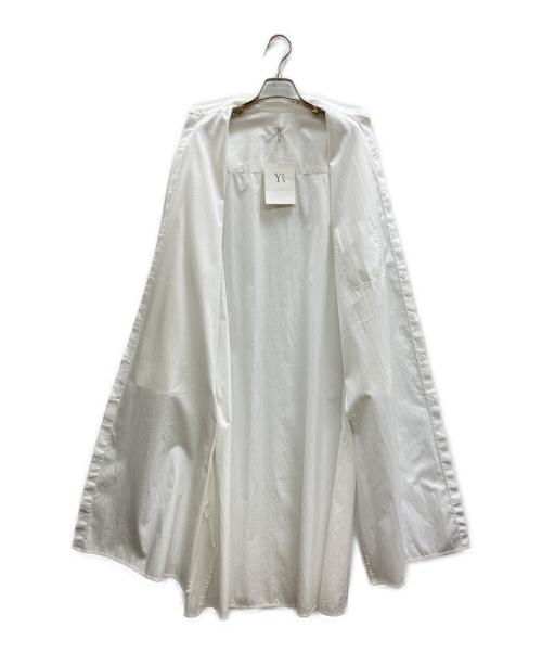 Y's（ワイズ）Y's (ワイズ) シャツワンピース ホワイト サイズ:1の古着・服飾アイテム