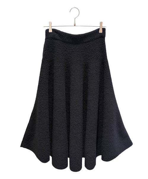 BOTTEGA VENETA（ボッテガベネタ）BOTTEGA VENETA (ボッテガベネタ) ウールブークレスカート ブラック サイズ:Ｓの古着・服飾アイテム
