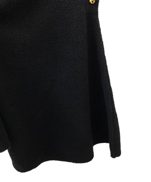 BOTTEGA VENETA（ボッテガベネタ）BOTTEGA VENETA (ボッテガベネタ) ウール ブークレ スカート ブラック サイズ:Sの古着・服飾アイテム