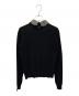 Christian Dior (クリスチャン ディオール) エンブロイダリーカラーニット ブラック サイズ:40：45000円