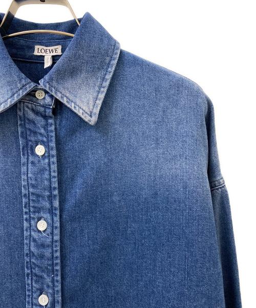 LOEWE（ロエベ）LOEWE (ロエベ) デニムシャツ ブルー サイズ:34の古着・服飾アイテム
