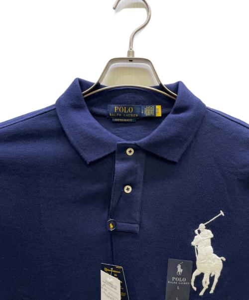 POLO RALPH LAUREN（ポロ・ラルフローレン）POLO RALPH LAUREN (ポロ・ラルフローレン) ビッグポニーポロシャツ ネイビー サイズ:L 未使用品の古着・服飾アイテム