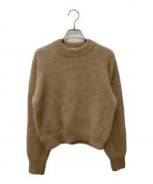 CLANE（クラネ）の古着「ANGORA COMPACT KNIT TOPS」｜ベージュ
