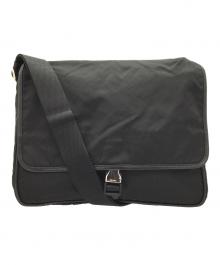 PRADA（プラダ）の古着「ナイロンショルダーバッグ」｜ブラック