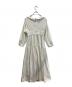 HER LIP TO (ハーリップトゥ) Pleated Open Shirt Dress ホワイト サイズ:Ｓ：6000円