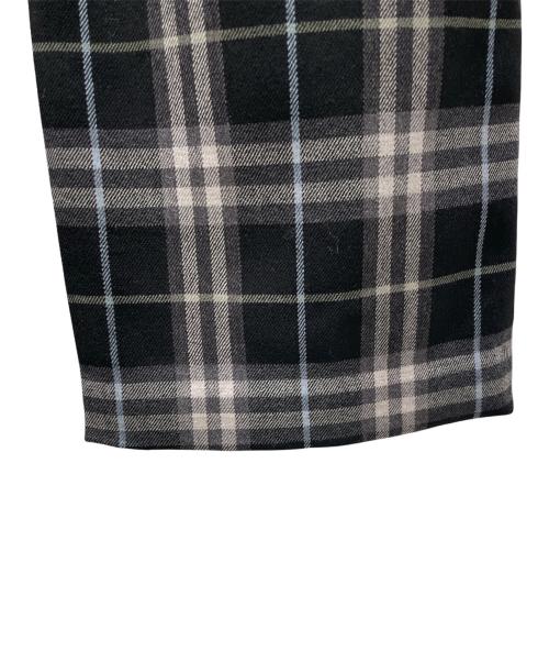 BURBERRY BLUE LABEL（バーバリー ブルー レーベル）BURBERRY BLUE LABEL (バーバリー ブルー レーベル) チェックパンツ ブラック サイズ:36の古着・服飾アイテム
