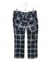 BURBERRY BLUE LABEL (バーバリー ブルー レーベル) チェックパンツ ブラック サイズ:36：8000円
