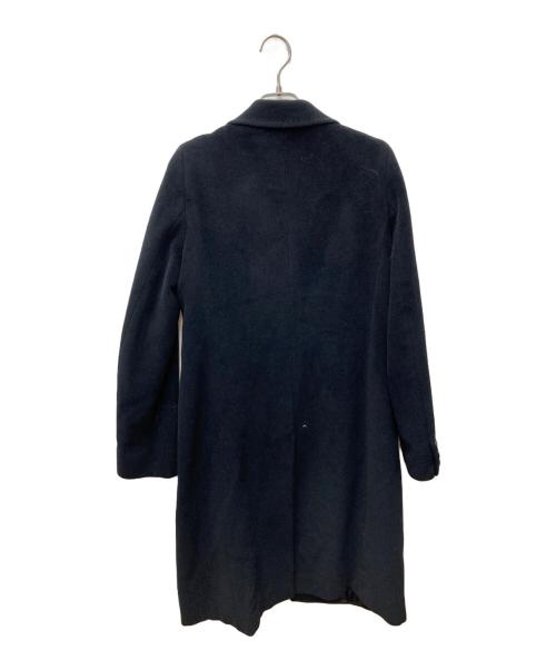MaxMara（マックスマーラ）MaxMara (マックスマーラ) カシミヤアンゴラ混コート ブラック サイズ:38の古着・服飾アイテム