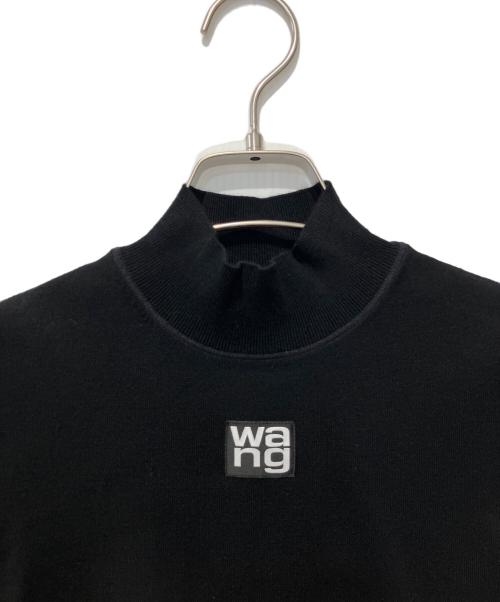 ALEXANDER WANG（アレキサンダー・ワン）ALEXANDER WANG (アレキサンダー・ワン) ショートスリーブハイネックニット ブラック サイズ:XSの古着・服飾アイテム
