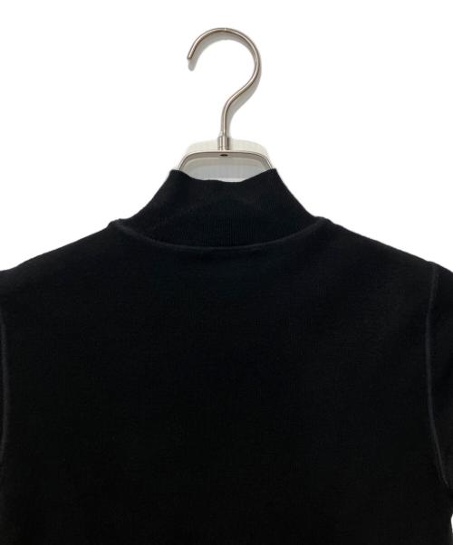 ALEXANDER WANG（アレキサンダー・ワン）ALEXANDER WANG (アレキサンダー・ワン) ショートスリーブハイネックニット ブラック サイズ:XSの古着・服飾アイテム