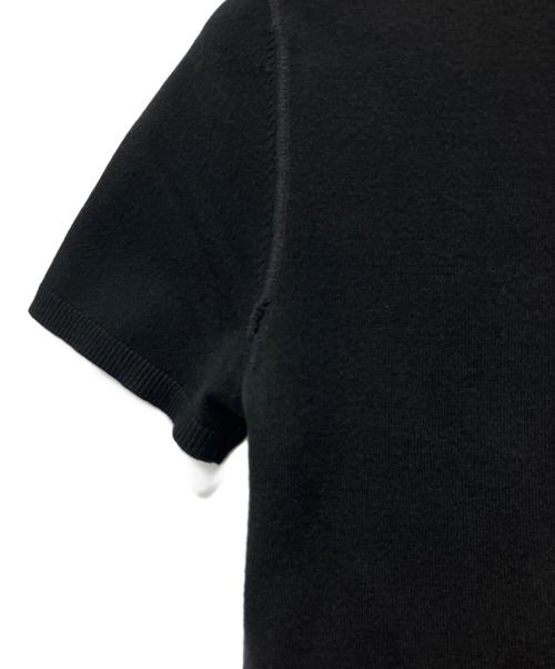 ALEXANDER WANG（アレキサンダー・ワン）ALEXANDER WANG (アレキサンダー・ワン) ショートスリーブハイネックニット ブラック サイズ:XSの古着・服飾アイテム