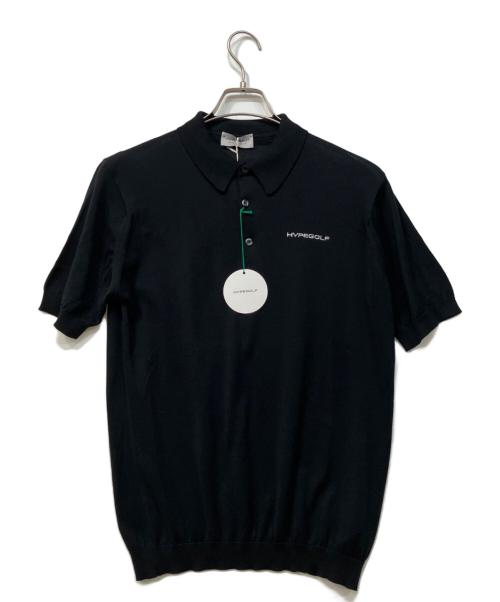 JOHN SMEDLEY（ジョンスメドレー）JOHN SMEDLEY (ジョンスメドレー) HYPEGOLF (ハイプゴルフ) ニットポロシャツ ブラック サイズ:SIZE L 未使用品の古着・服飾アイテム