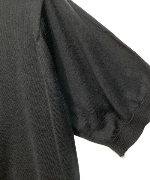 JOHN SMEDLEY（ジョンスメドレー）JOHN SMEDLEY (ジョンスメドレー) HYPEGOLF (ハイプゴルフ) ニットポロシャツ ブラック サイズ:SIZE L 未使用品の古着・服飾アイテム