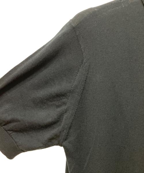 JOHN SMEDLEY（ジョンスメドレー）JOHN SMEDLEY (ジョンスメドレー) HYPEGOLF (ハイプゴルフ) ニットポロシャツ ブラック サイズ:SIZE L 未使用品の古着・服飾アイテム