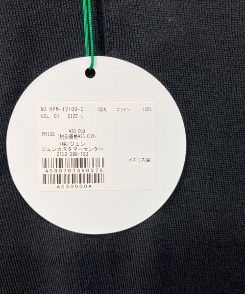 JOHN SMEDLEY（ジョンスメドレー）JOHN SMEDLEY (ジョンスメドレー) HYPEGOLF (ハイプゴルフ) ニットポロシャツ ブラック サイズ:SIZE L 未使用品の古着・服飾アイテム