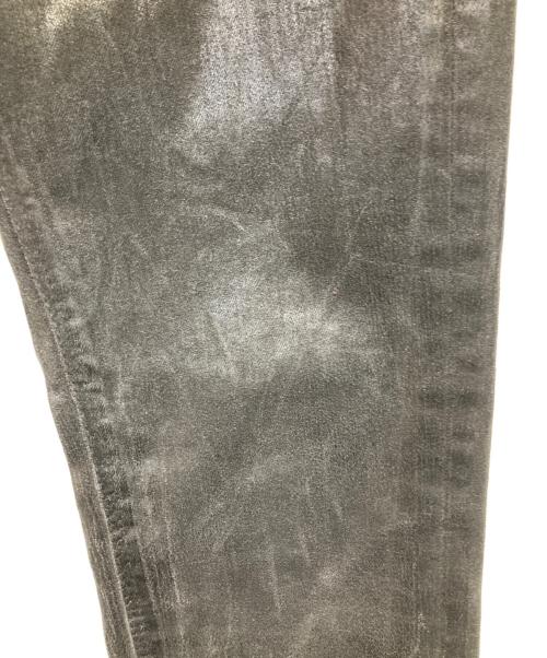 FUGA（フーガ）FUGA (フーガ) 裾ジップコーティングデニムパンツ ブラック サイズ:46の古着・服飾アイテム