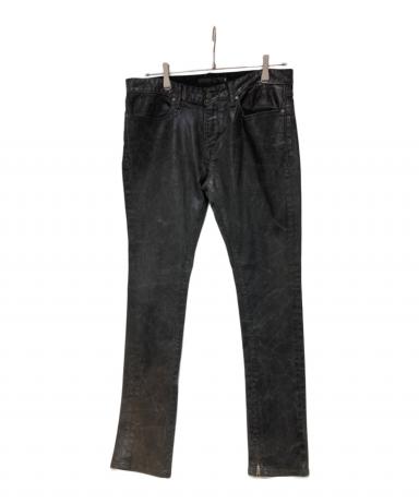 中古・古着通販】FUGA (フーガ) 裾ジップコーティングデニムパンツ
