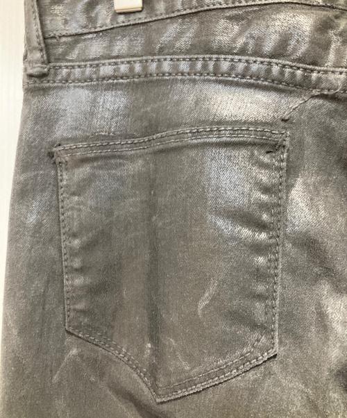 FUGA（フーガ）FUGA (フーガ) 裾ジップコーティングデニムパンツ ブラック サイズ:46の古着・服飾アイテム