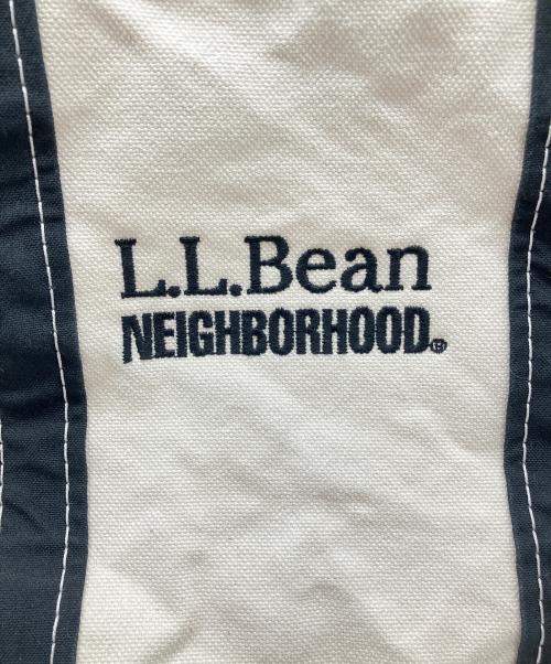 L.L.Bean（エルエルビーン）L.L.Bean (エルエルビーン) NEIGHBORHOOD (ネイバーフッド) ミニトートバッグ アイボリー×ブラックの古着・服飾アイテム