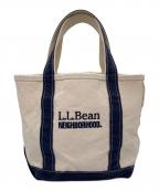 L.L.Bean×NEIGHBORHOODエルエルビーン×ネイバーフッド）の古着「トートバッグ」｜ネイビー×アイボリー