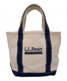 L.L.Bean×NEIGHBORHOOD（エルエルビーン×ネイバーフッド）の古着「トートバッグ」｜ネイビー×アイボリー