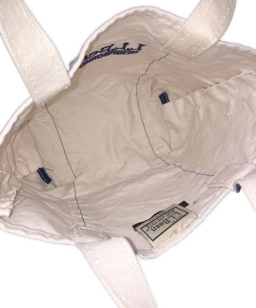 L.L.Bean（エルエルビーン）L.L.Bean (エルエルビーン) NEIGHBORHOOD (ネイバーフッド) トートバッグ ネイビー×アイボリーの古着・服飾アイテム