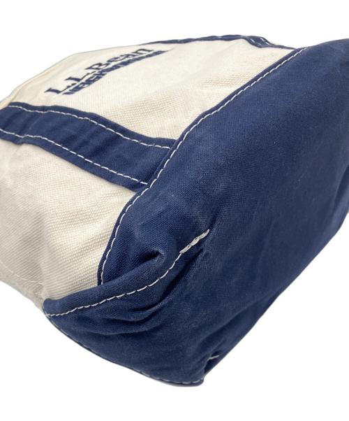 L.L.Bean（エルエルビーン）L.L.Bean (エルエルビーン) NEIGHBORHOOD (ネイバーフッド) トートバッグ ネイビー×アイボリーの古着・服飾アイテム