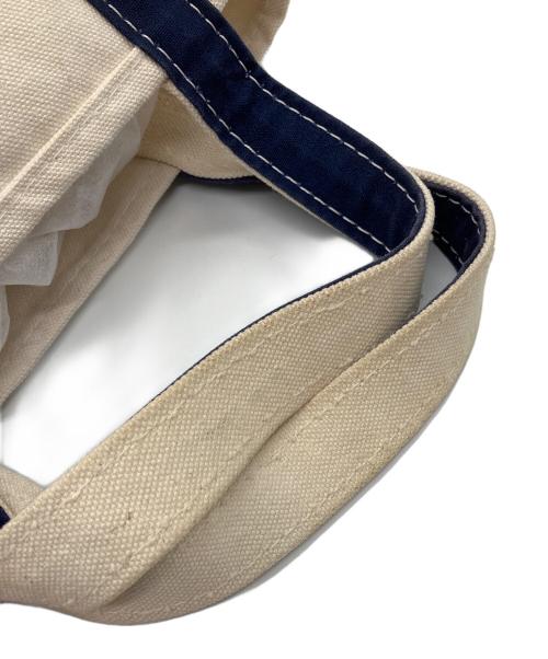 L.L.Bean（エルエルビーン）L.L.Bean (エルエルビーン) NEIGHBORHOOD (ネイバーフッド) トートバッグ ネイビー×アイボリーの古着・服飾アイテム