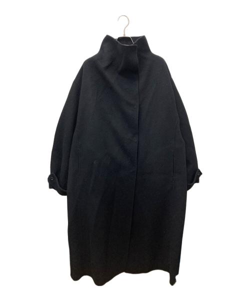 Spick and Span（スピック＆スパン）Spick and Span (スピック＆スパン) ビーバーニュアンスカラーオーバーコート ブラック サイズ:38 未使用品の古着・服飾アイテム