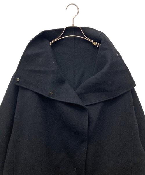 Spick and Span（スピック＆スパン）Spick and Span (スピック＆スパン) ビーバーニュアンスカラーオーバーコート ブラック サイズ:38 未使用品の古着・服飾アイテム