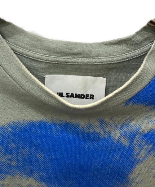 JIL SANDER（ジルサンダー）JIL SANDER (ジルサンダー) グラフィックTシャツ グレー サイズ:Mの古着・服飾アイテム