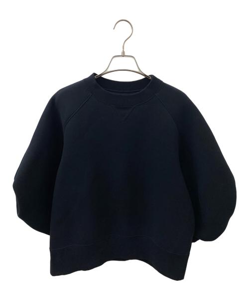 sacai（サカイ）sacai (サカイ) SPONGE SWEAT PULLOVER ブラック サイズ:4の古着・服飾アイテム