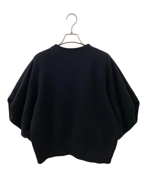 sacai（サカイ）sacai (サカイ) SPONGE SWEAT PULLOVER ブラック サイズ:4の古着・服飾アイテム