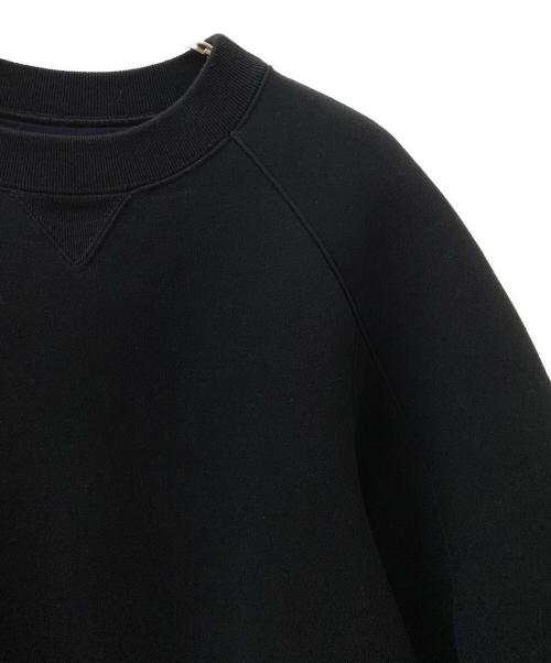 sacai（サカイ）sacai (サカイ) SPONGE SWEAT PULLOVER ブラック サイズ:4の古着・服飾アイテム