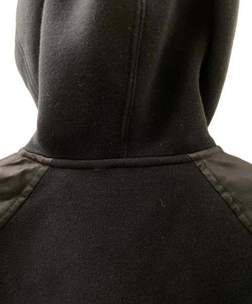 sacai（サカイ）sacai (サカイ) Balloon Sleeve Hooded Zip-Up ブラック サイズ:4の古着・服飾アイテム