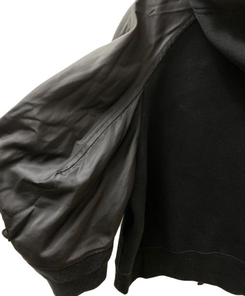 sacai（サカイ）sacai (サカイ) Balloon Sleeve Hooded Zip-Up ブラック サイズ:4の古着・服飾アイテム