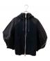 sacai（サカイ）の古着「Balloon Sleeve Hooded Zip-Up」｜ブラック