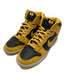 NIKE×wu-tang clan（ナイキ×ウータンクラン）の古着「Dunk High Retro PRM/ハイカットスニーカー」｜イエロー×ブラック