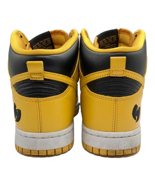 NIKE（ナイキ）NIKE (ナイキ) Wu-Tang Clan (ウータンクラン) Dunk High Retro PRM/ハイカットスニーカー イエロー×ブラック サイズ:26cmの古着・服飾アイテム