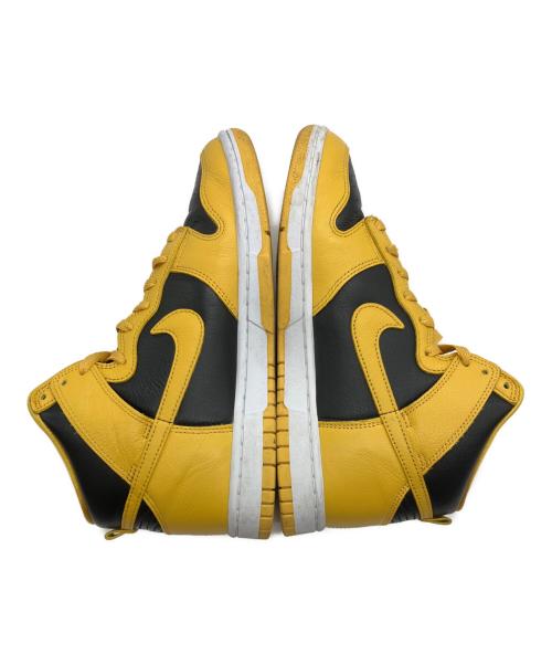 NIKE（ナイキ）NIKE (ナイキ) Wu-Tang Clan (ウータンクラン) Dunk High Retro PRM/ハイカットスニーカー イエロー×ブラック サイズ:26cmの古着・服飾アイテム